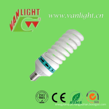 Alta potência T6 espiral completa 105W CFL, lâmpada de poupança de energia